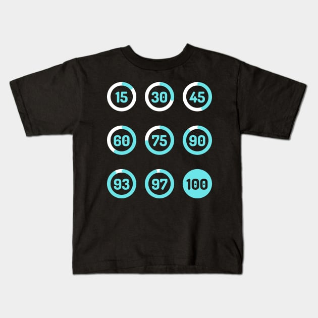 Loading Percentage Kids T-Shirt by Shahba